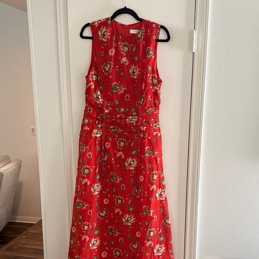 SIR. Floral Red Sleeveless Dress. Size 3. New with tags
